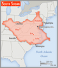 Area comparison map