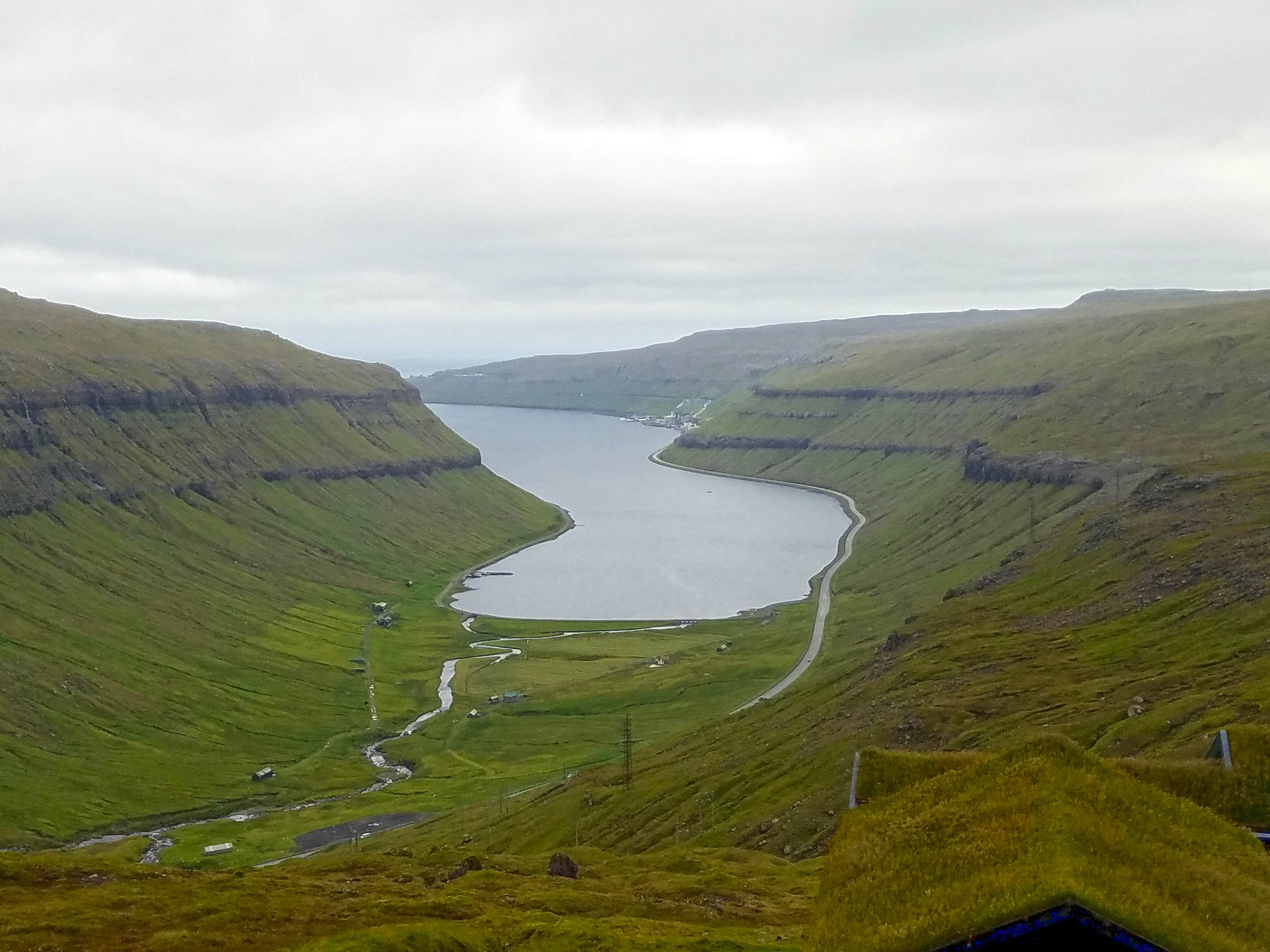 A cove along the Shetland coast.