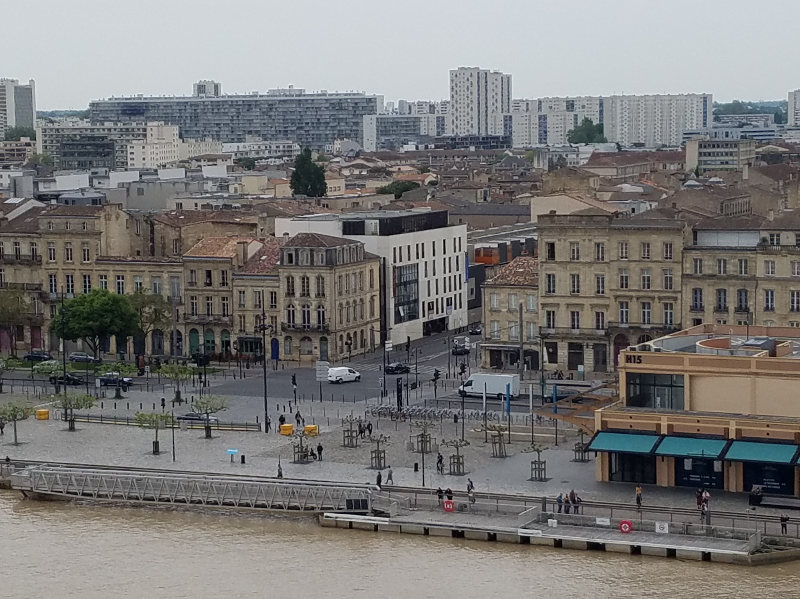 View of Bordeaux, the capital of the historic region of Aquitaine.