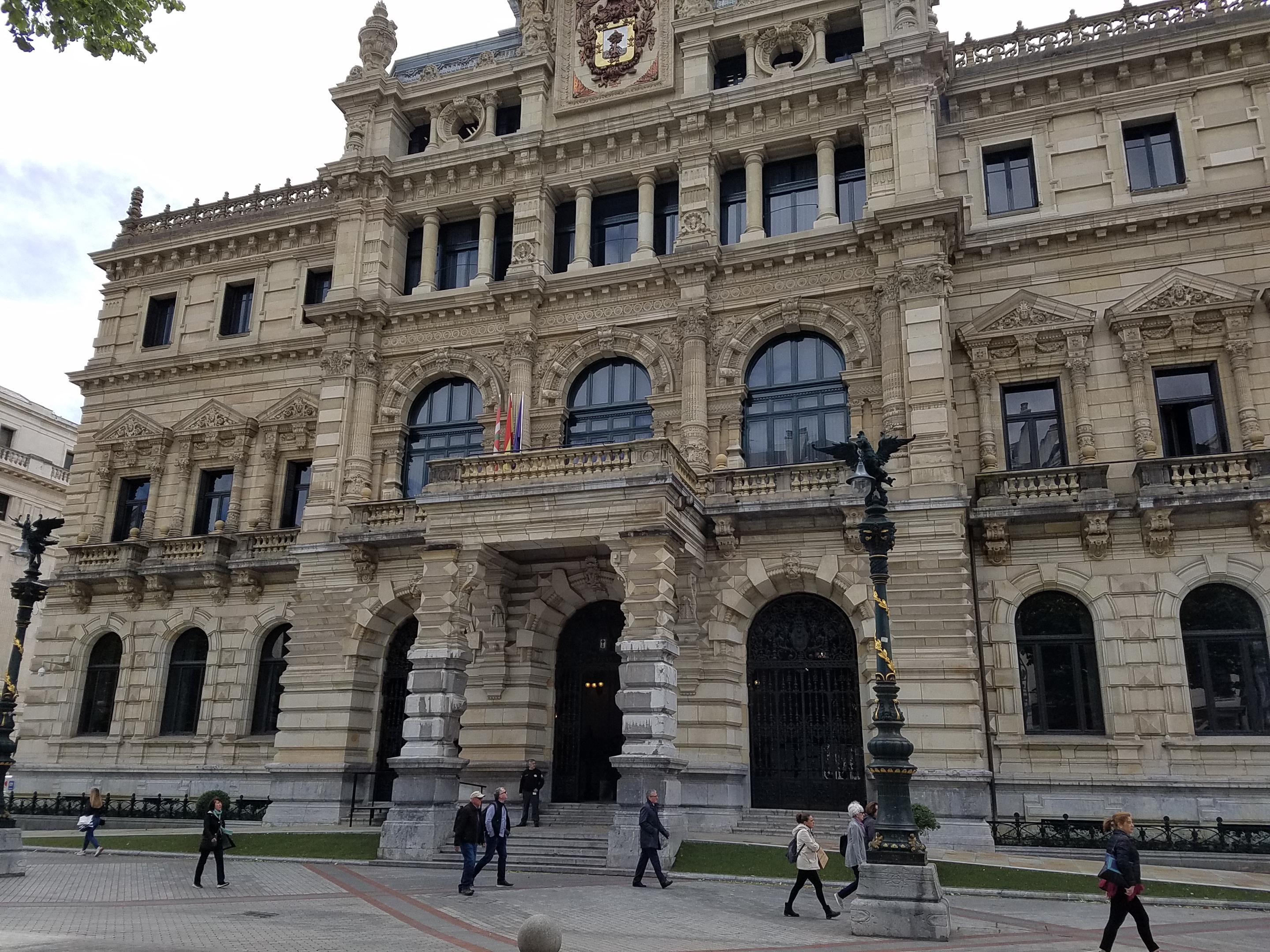 Completed in 1900, the Palacio de la Diputacion de Bizkaia in Bilbao is the seat of the local provincial government. 