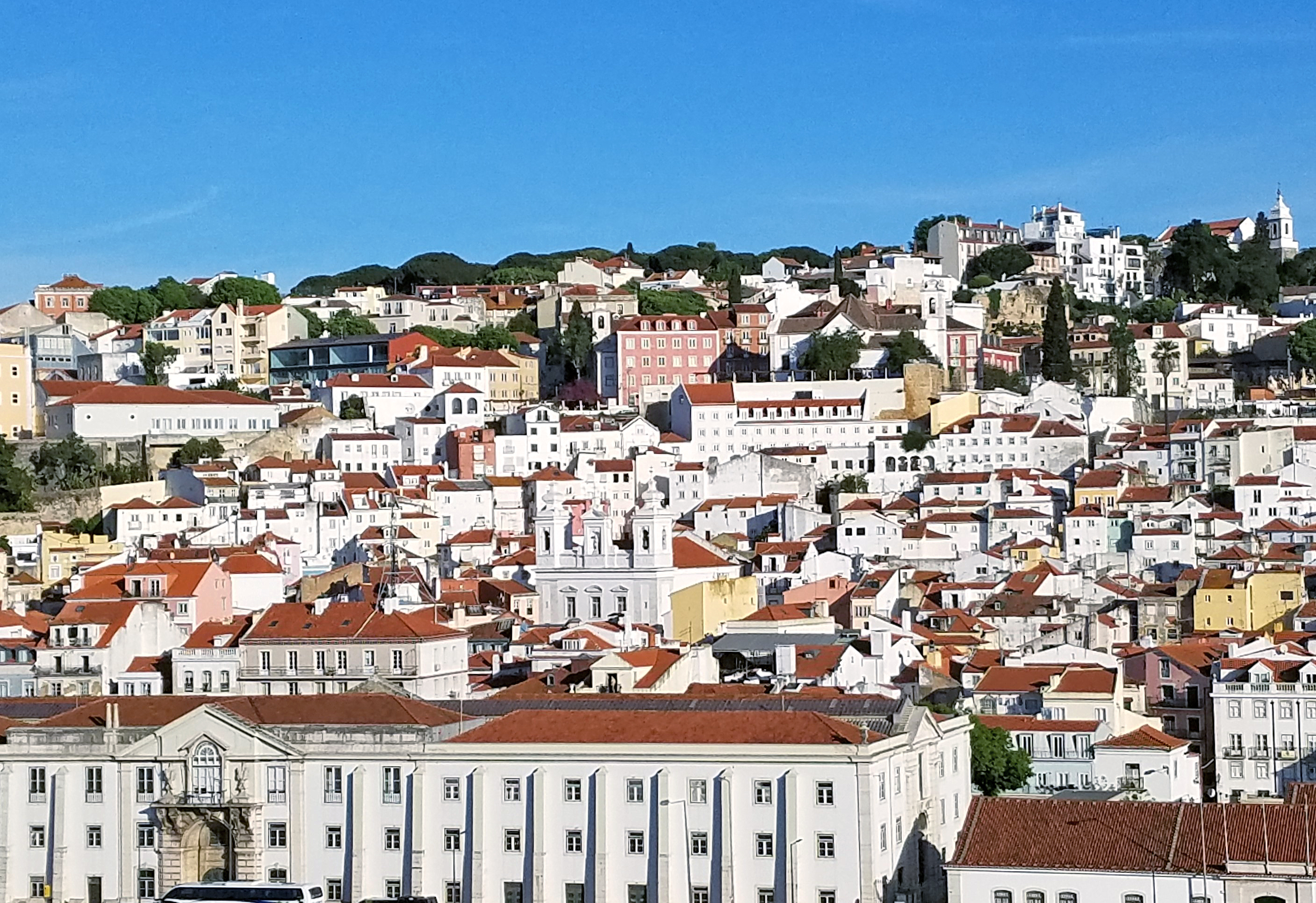 View of Lisbon, Portugal's largest city and capital, which often goes by the moniker of the “White City.”  