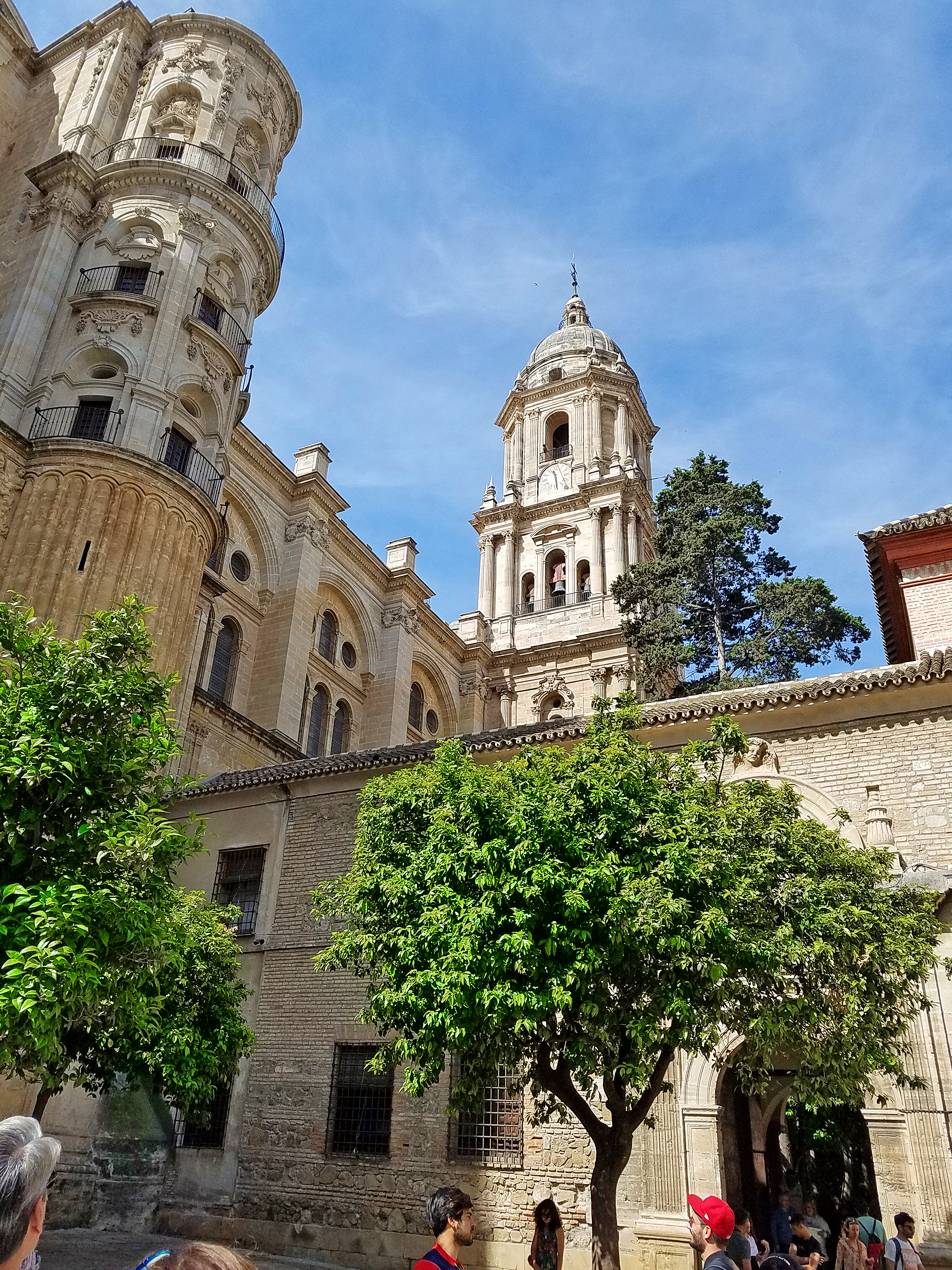 The Catedral Basílica de la Encarnación (Cathedral Basilica of the Incarnation) in Malaga was constructed over a 250-year period (between 1528 and 1782).