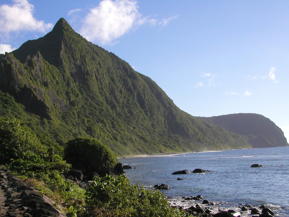 View of the north shore on Ofu island. Photo courtesy of the US National Park Service.