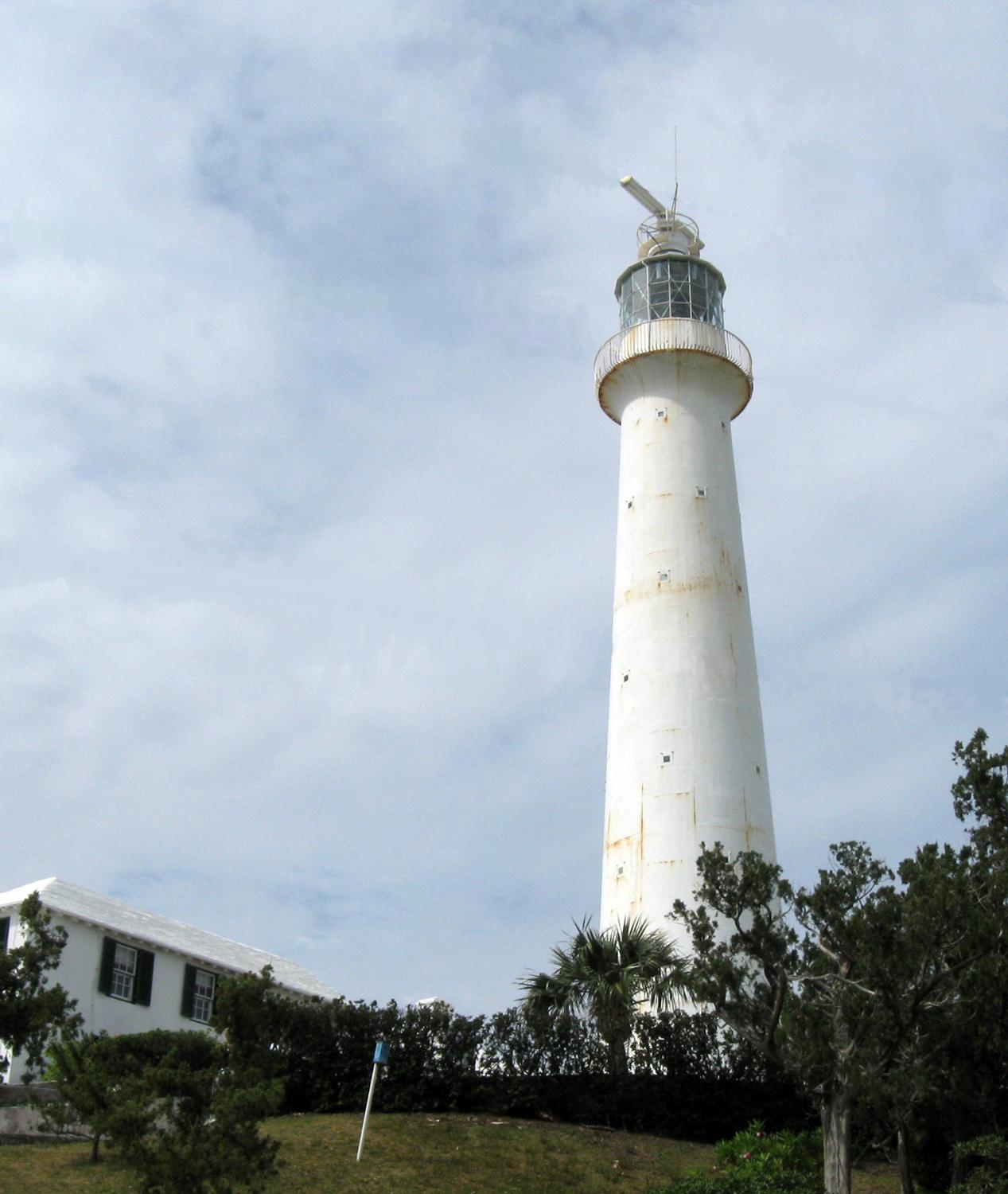 Gibbs Hill Lighthouse, built in 1846, is the oldest cast-iron lighthouse in the world.
