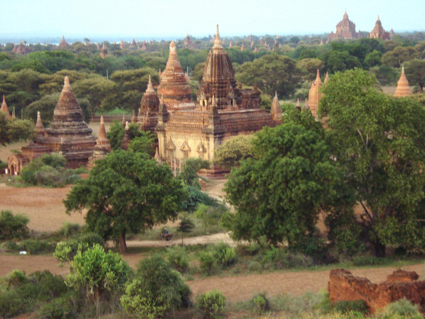 The ancient city of Bagan is located in Mandalay Division and is home to over 2,000 pagodas and temples. The majority of the buildings were built during the 11th to 13th centuries when Bagan was the capital of the Burmese Empire. 