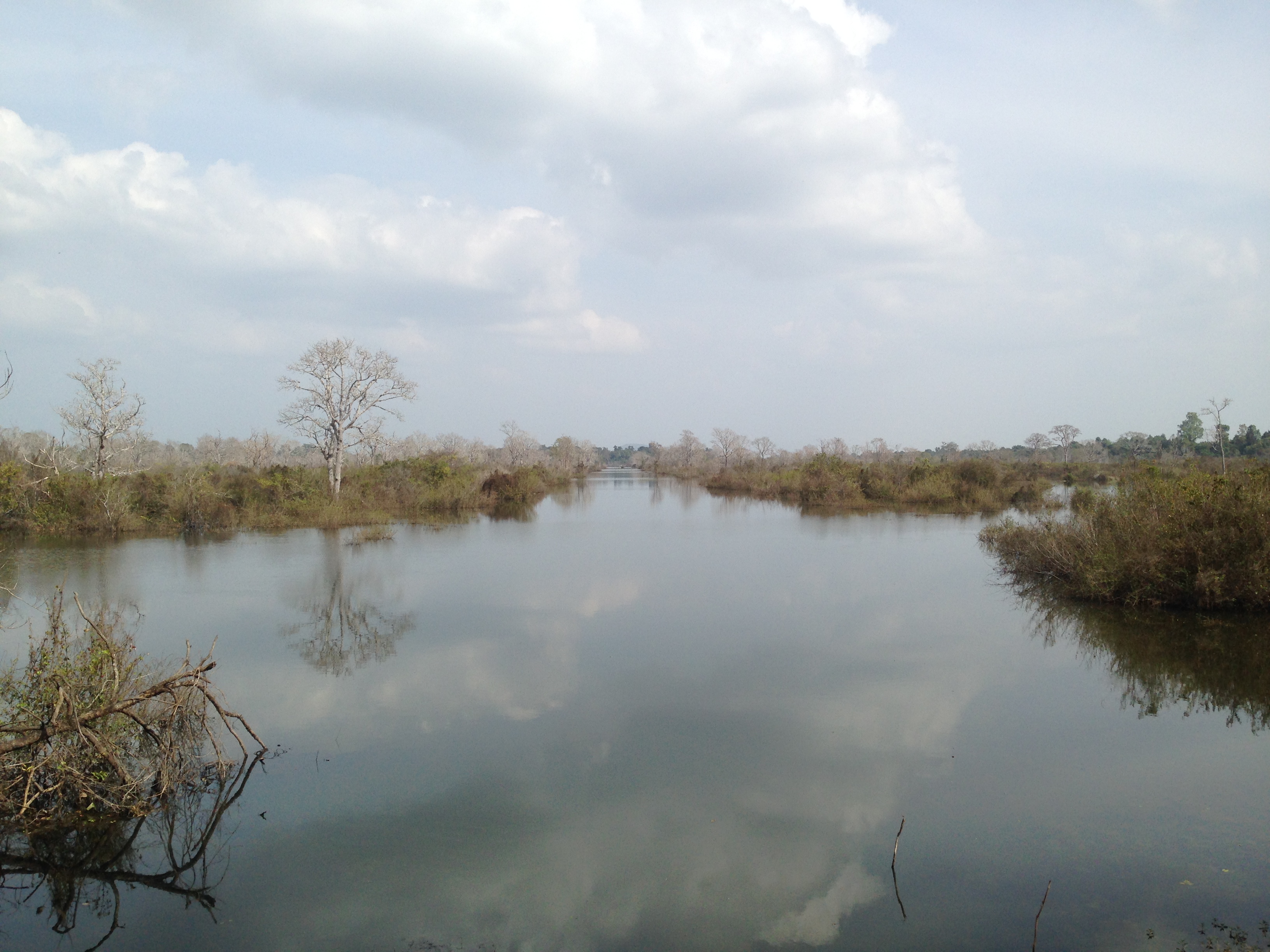 Much of the countryside around Angkor has a high water table and requires drainage. 