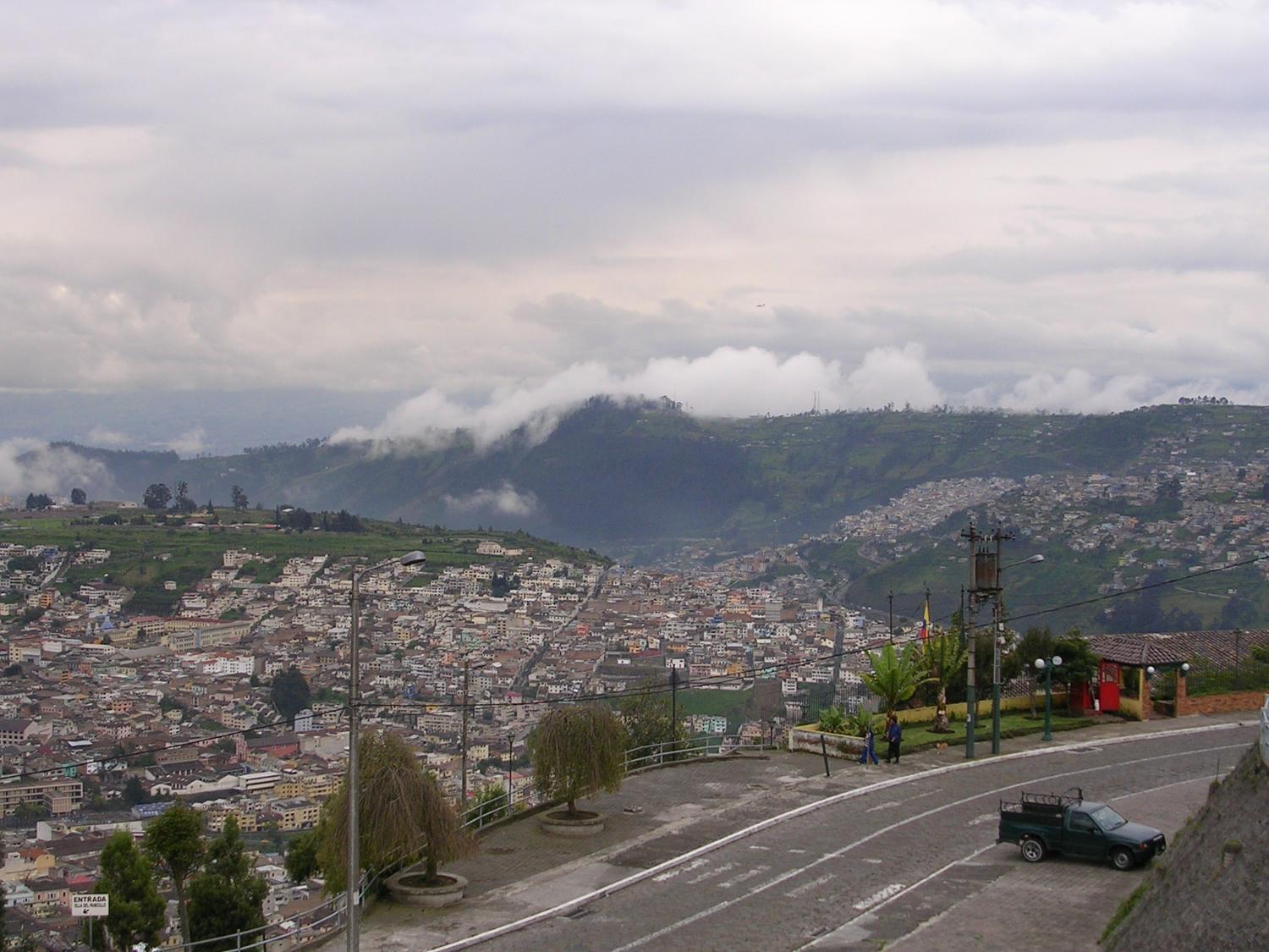 Another view of Quito from El Panecillo (Bread Loaf Hill).  