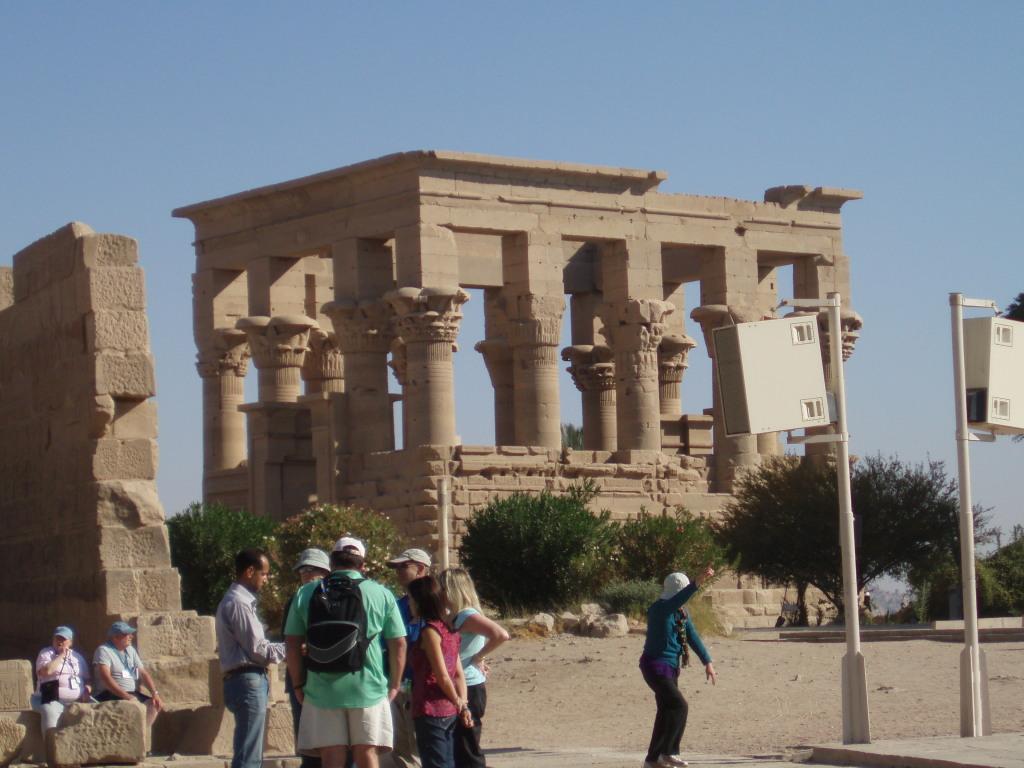 The birthing house of mammisi at the Temple of Isis on the island of Philae in the Nile near Aswan.