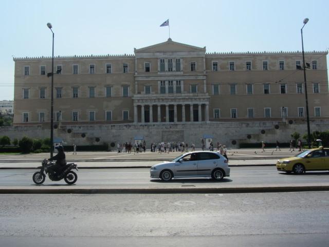 The Parliament Building in Athens was originally constructed as the Royal Palace in 1843. It is still on occasion referred to as the Old Royal Palace. It has served as the home of the Greek parliament since 1934.
