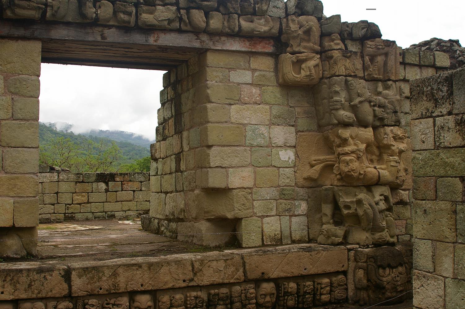 The Mayan ruins of Copan.