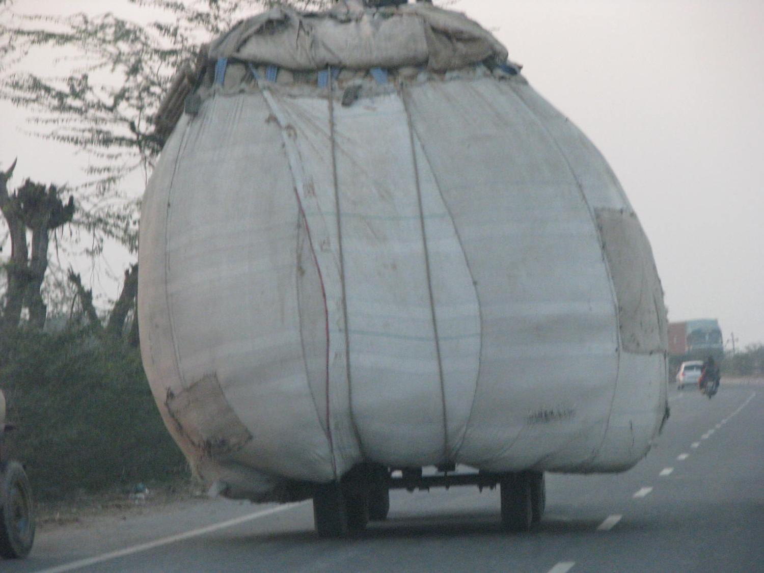 On the road from Delhi to Agra.