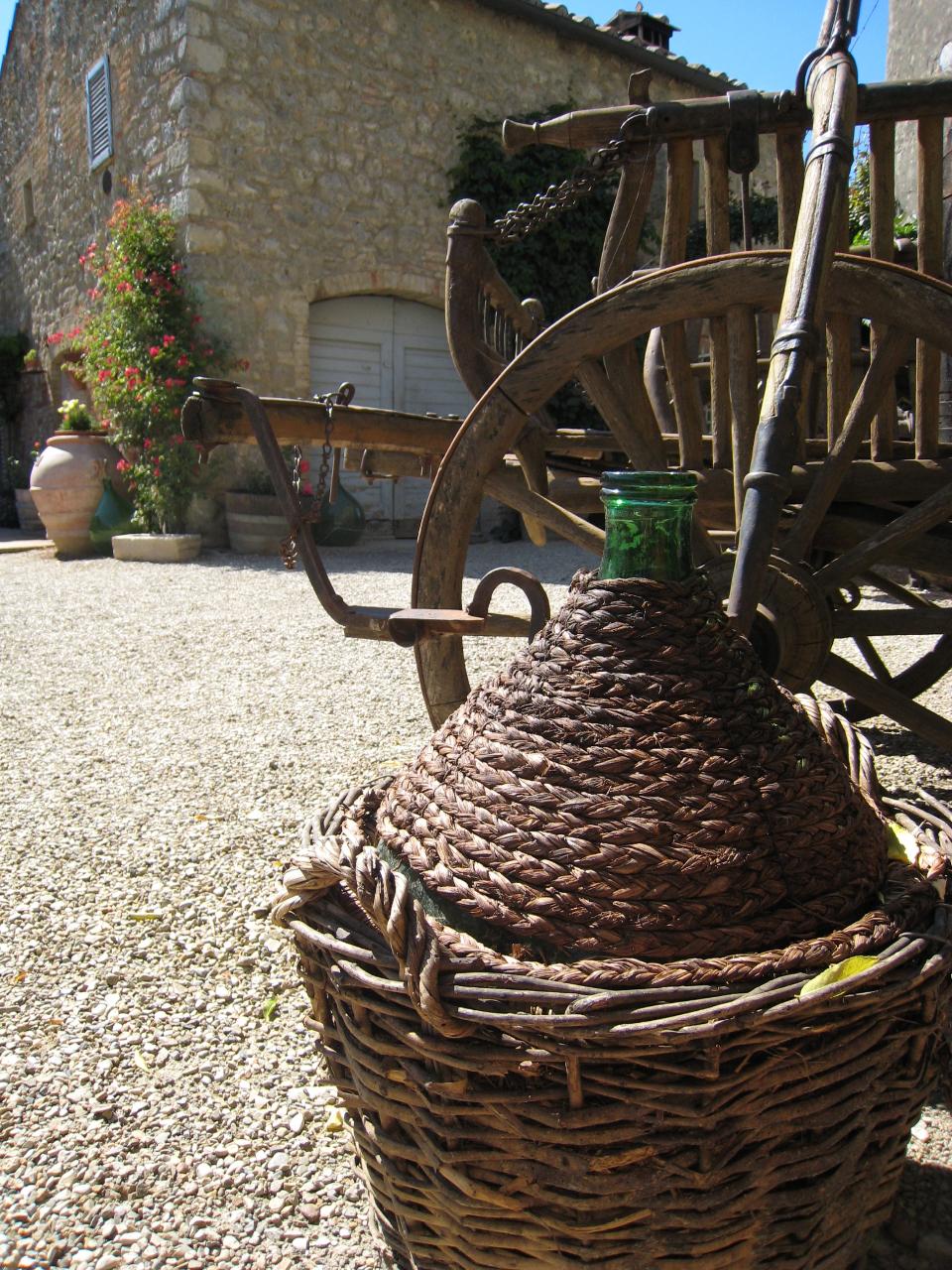 A farmhouse at a winery in Siena.