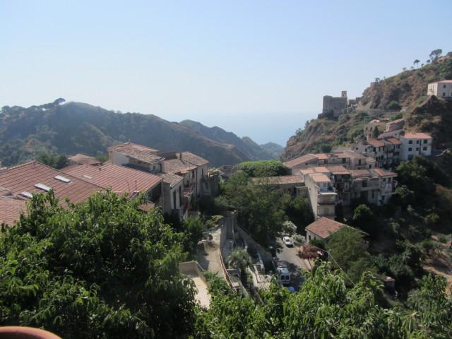 View of the town of Savoca in northeast Sicily.

