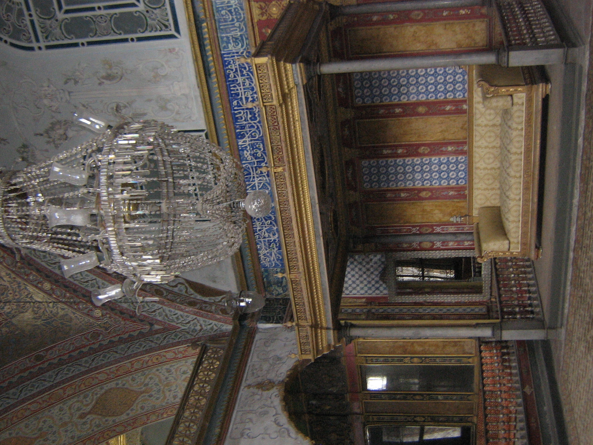 The Imperial Hall in the Topkapi Palace in Istanbul.