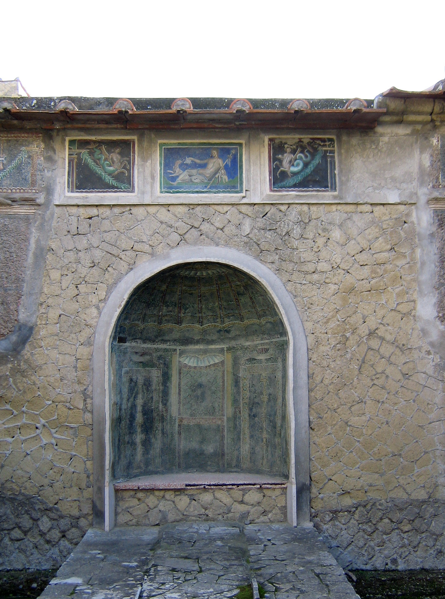 House of the Skeleton in Herculaneum.
