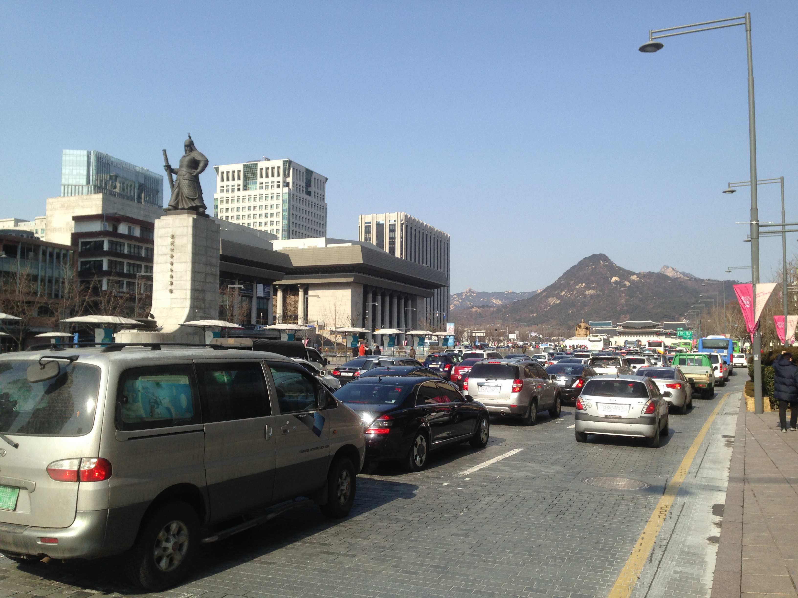 Statue of Admiral Yi Sun-Sin (1545–98) in Seoul. Yi was a Korean admiral and military general famed for his victories against the Japanese navy during the Imjin War (Japanese Invasions) from 1592-98. Yi became an exemplar of conduct for both the Koreans and Japanese.  Incredibly, despite the fact that he had no prior naval training, Admiral Yi was never defeated at sea nor lost a single ship under his command to enemy action; military historians have placed him on par with Admiral Horatio Nelson as one of the greatest naval commanders in history.