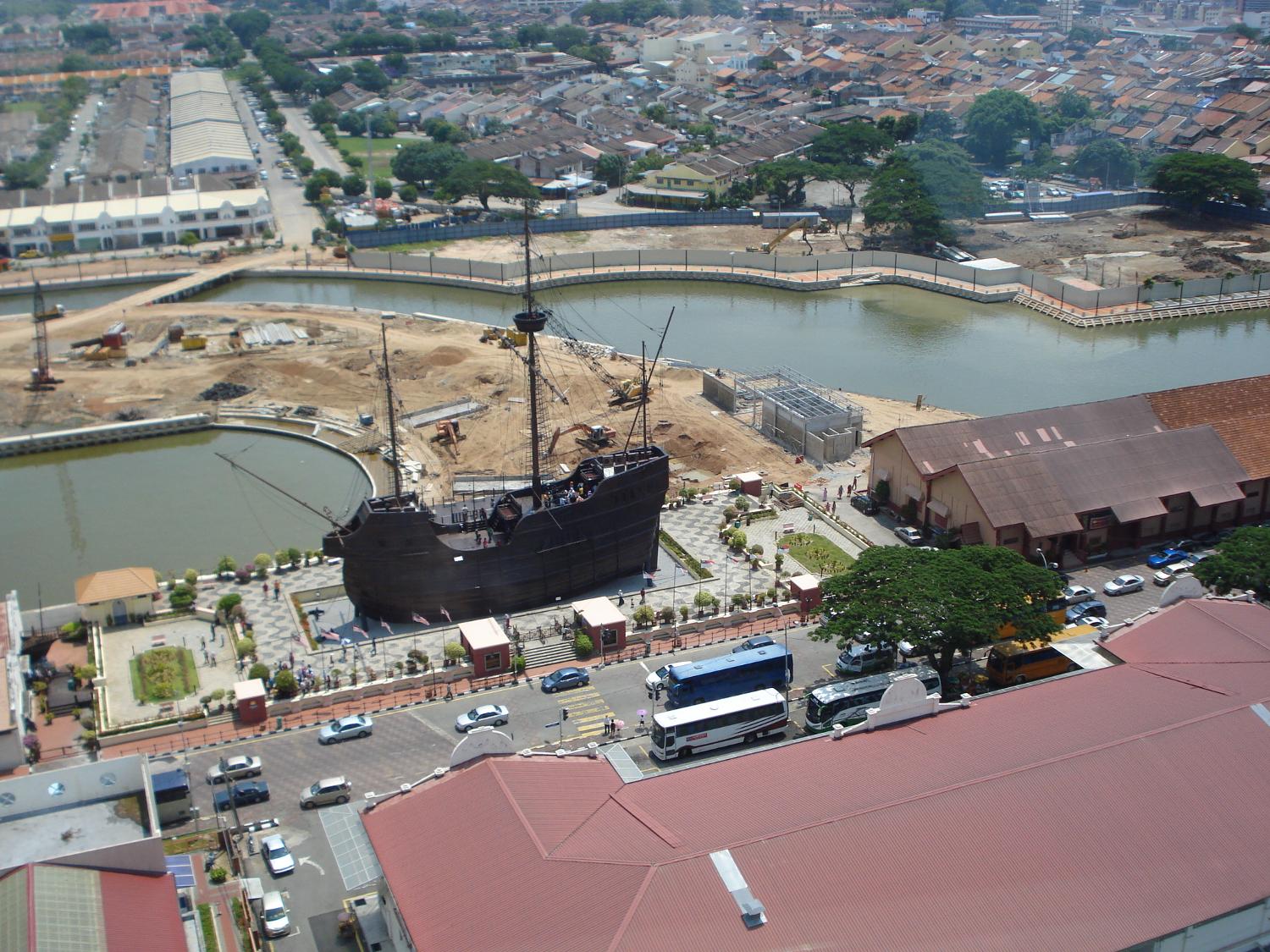 The Maritime Museum in Malacca Town is a replica of the "Flor de la Mer," a Portuguese ship that sank off Malacca carrying treasure from Malacca to Portugal. The museum, which opened in 1994, traces Malacca's history from earliest times, through the colonial era, the Japanese conquest, the return of Britain, and finally, independence.