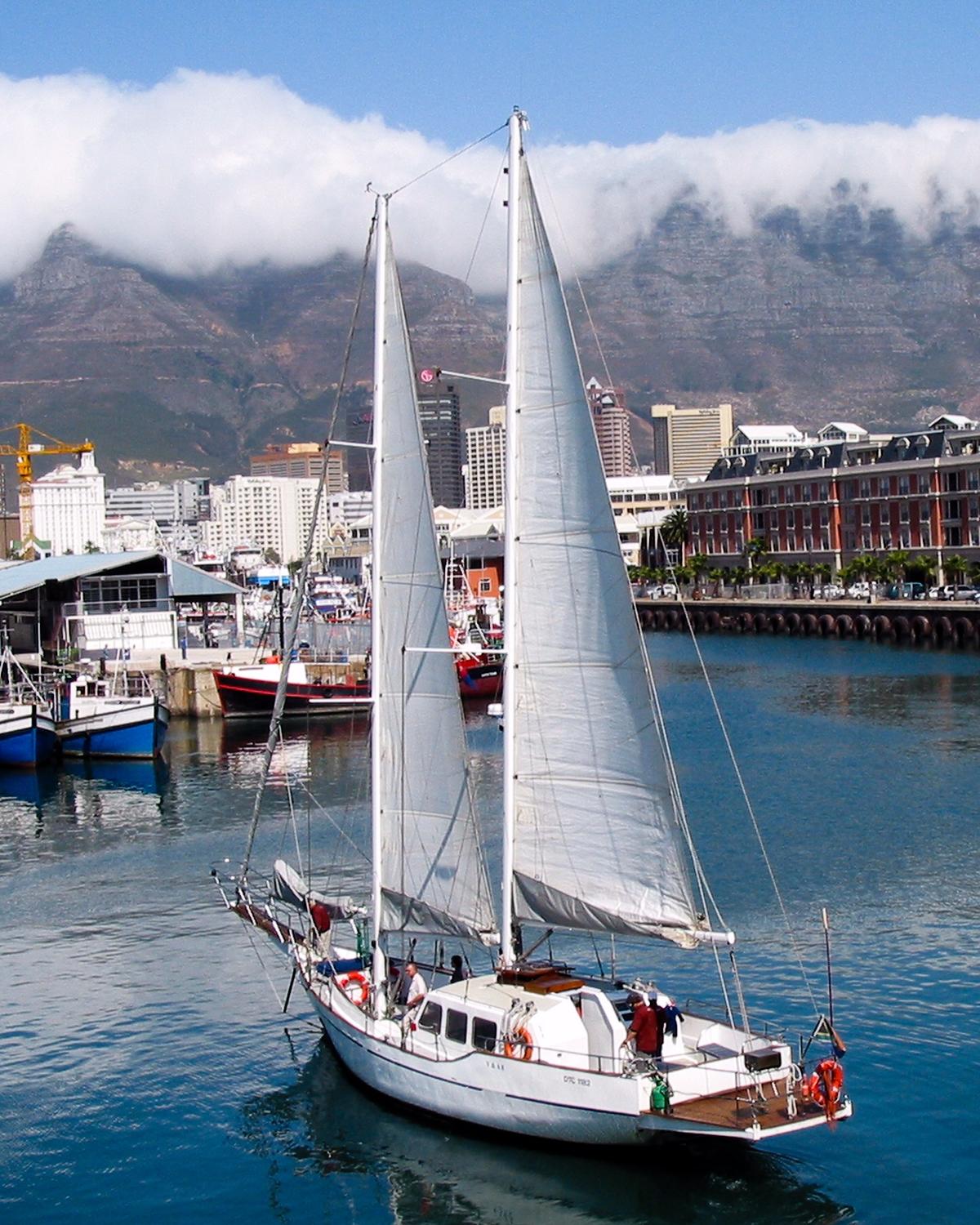 The picturesque Victoria and Alfred Waterfront in Cape Town, affords photographers a wide range of opportunities. With Table Mountain as a scenic backdrop, marine vessels of all kinds can be seen coming and going from this working harbor and residential marina.