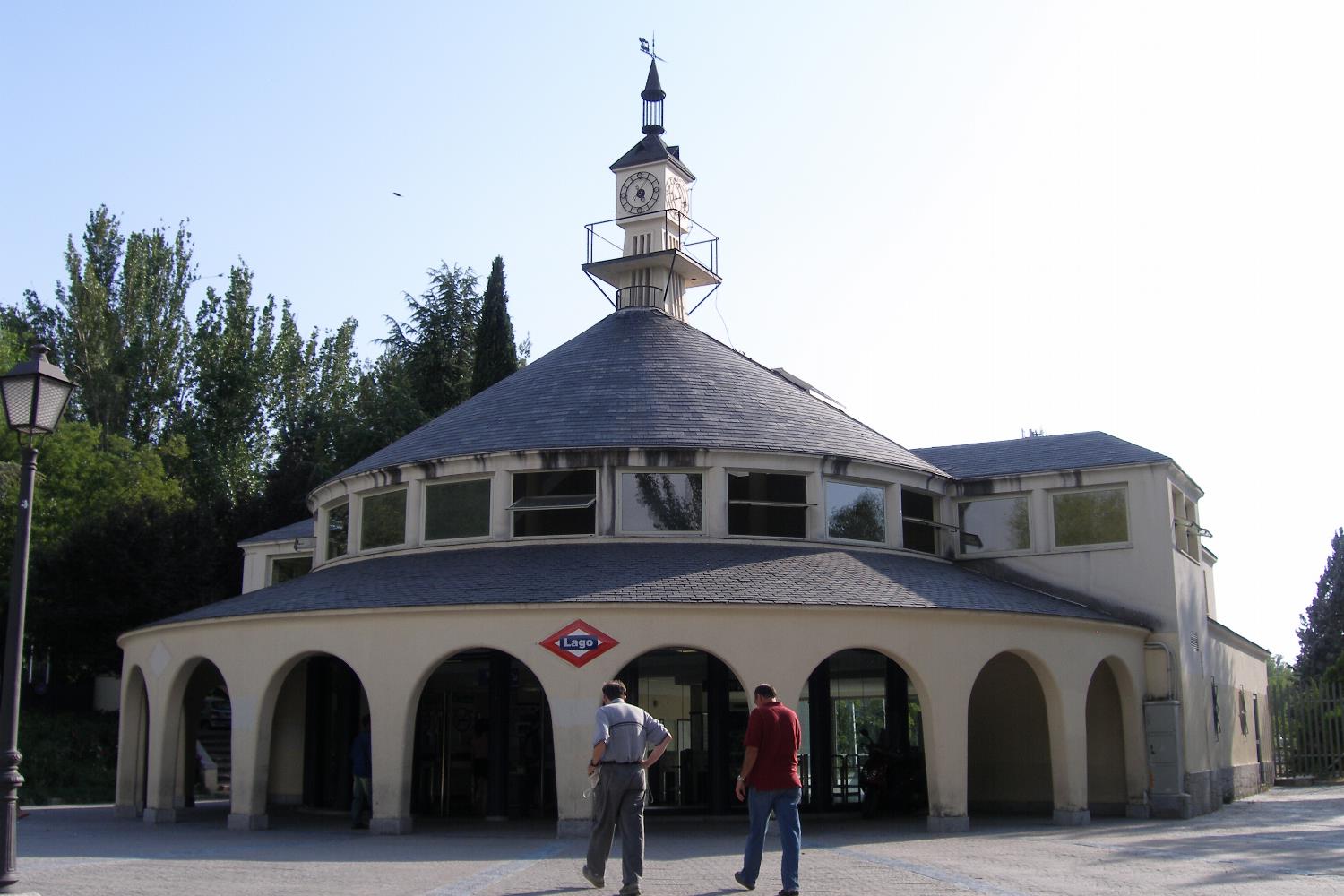The Lago Metro Station in Madrid is one of the few surface stations of the system. First opened in 1919, the Madrid Metro is one of the largest subway systems in the world. 