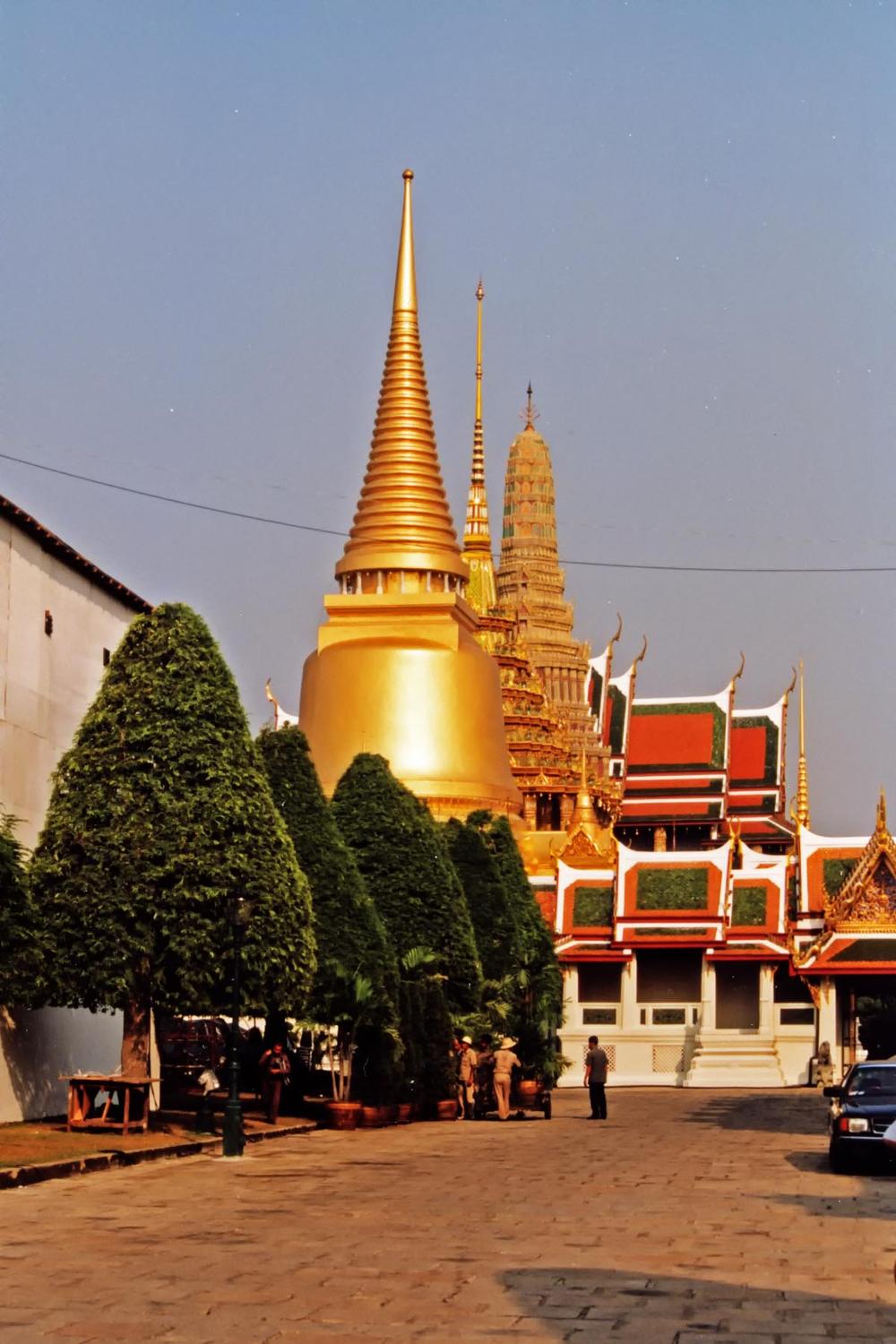 Wat Phra Kaew (Temple of the Emerald Buddha) in Bangkok. 