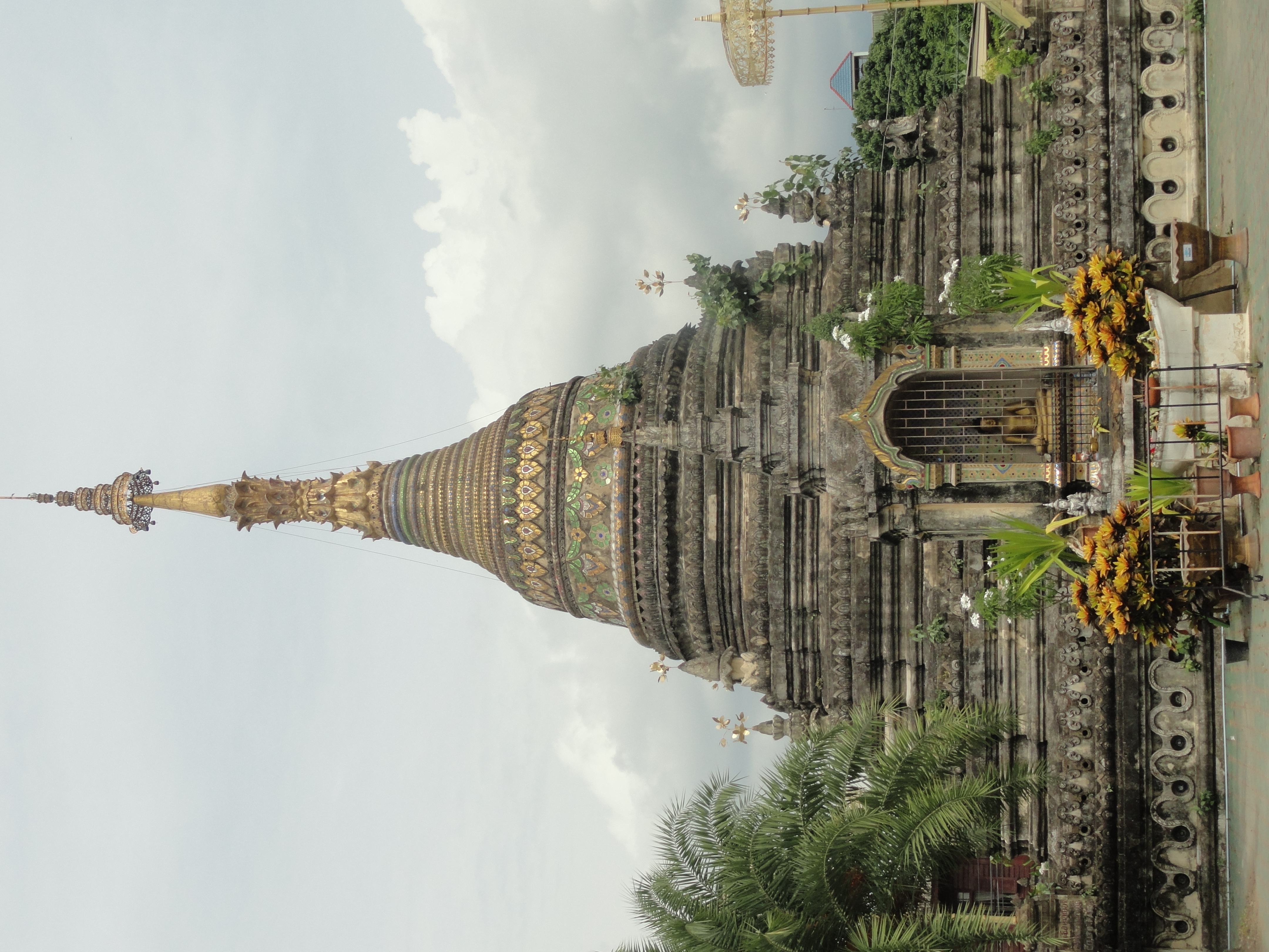 The stupa at Wat Bupparam in Chiang Mai.