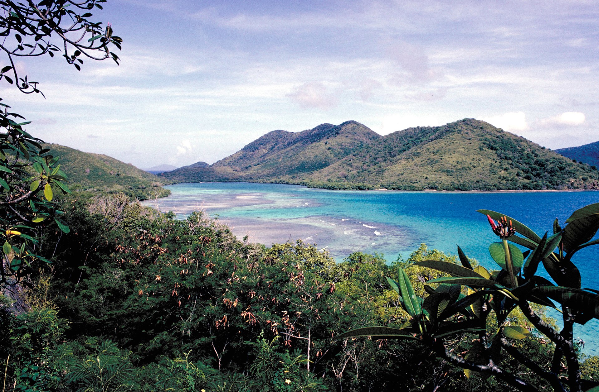 Mary Point on St. John as seen from Annaberg. Photo courtesy of the US National Park Service.