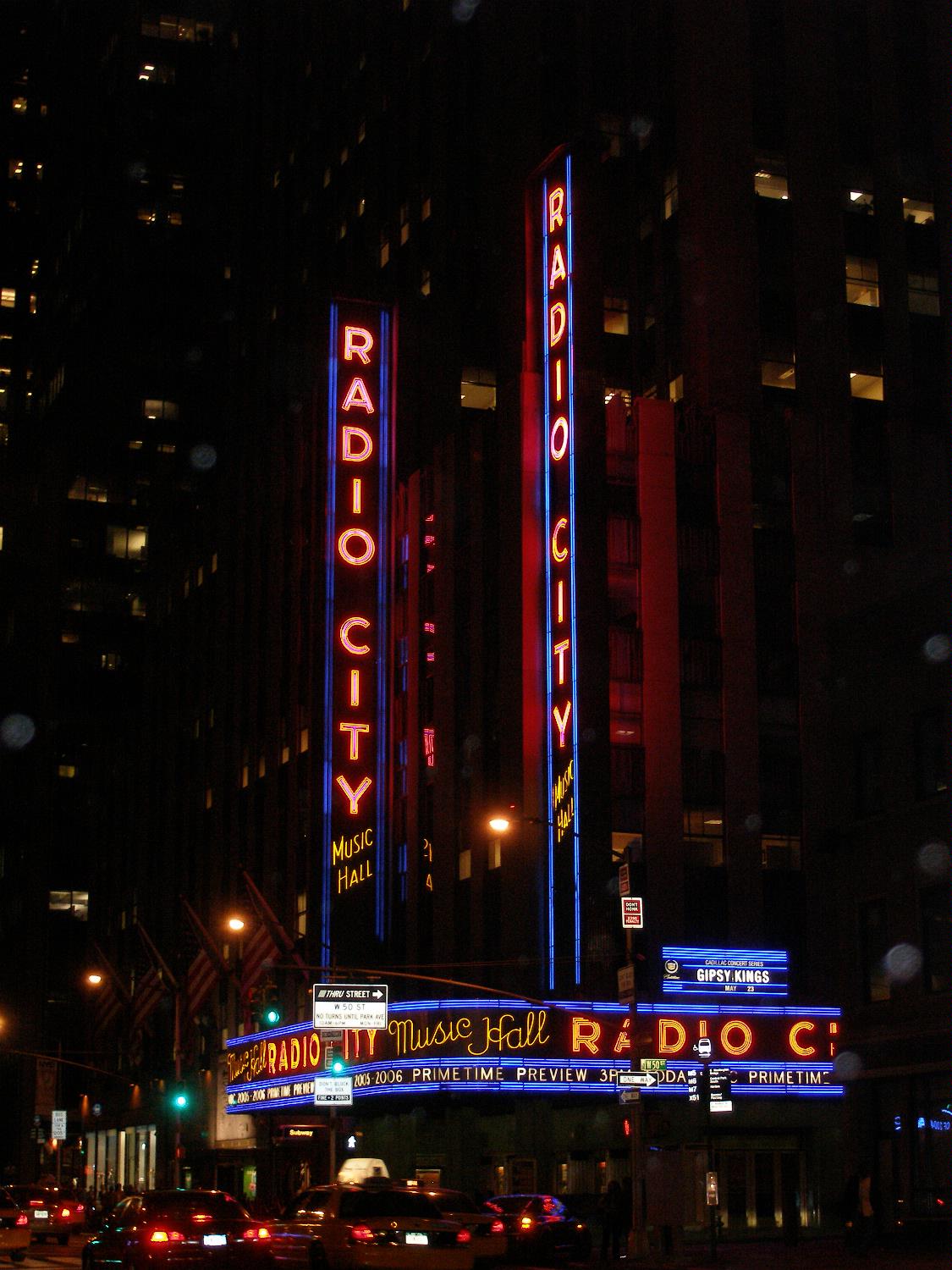 Radio City Music Hall in New York City.