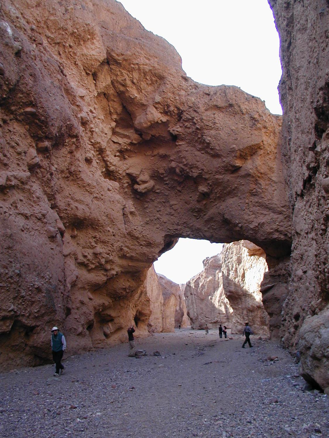 Natural Bridge Canyon, Death Valley, California.