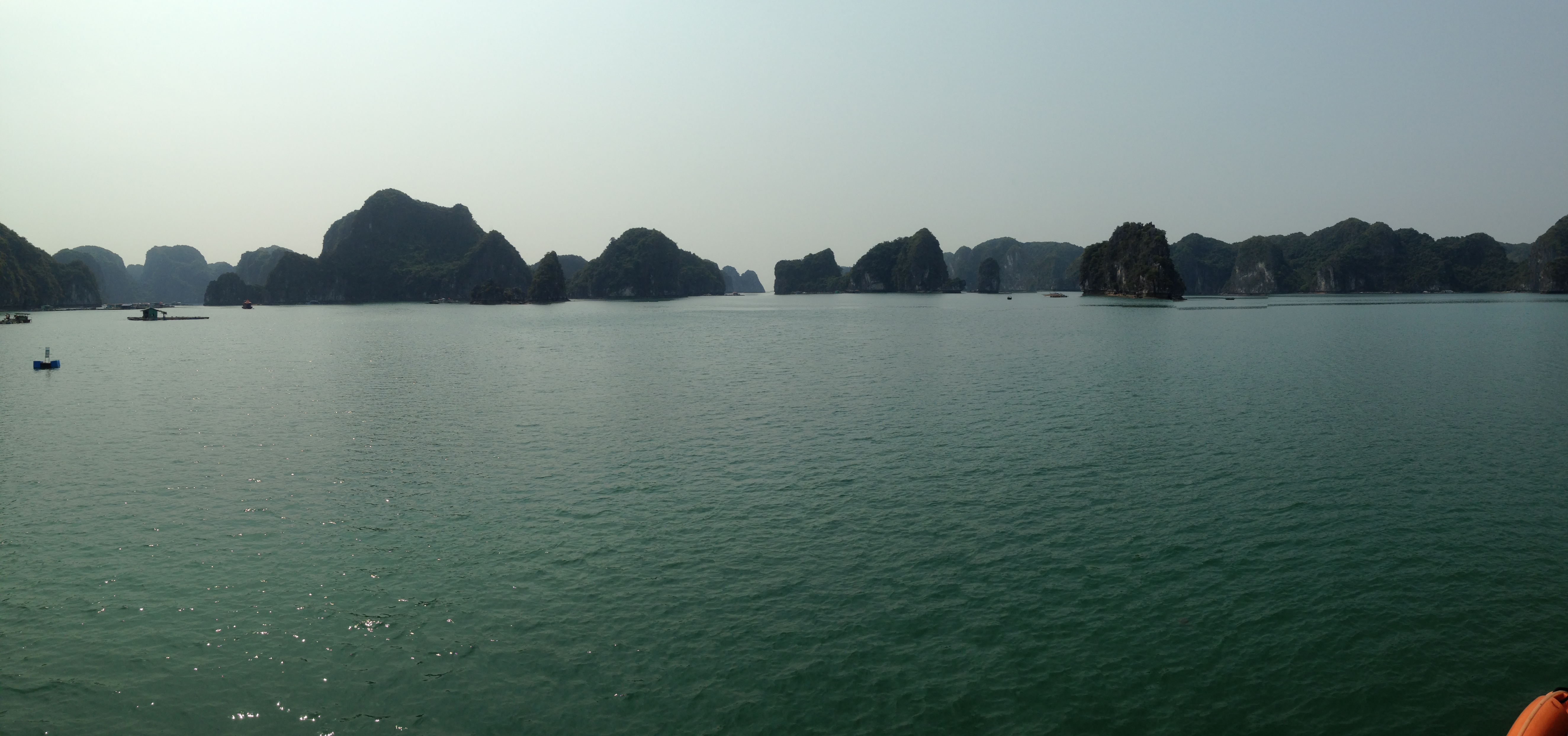 A view of some of the myriad small isles in La Han Bay.