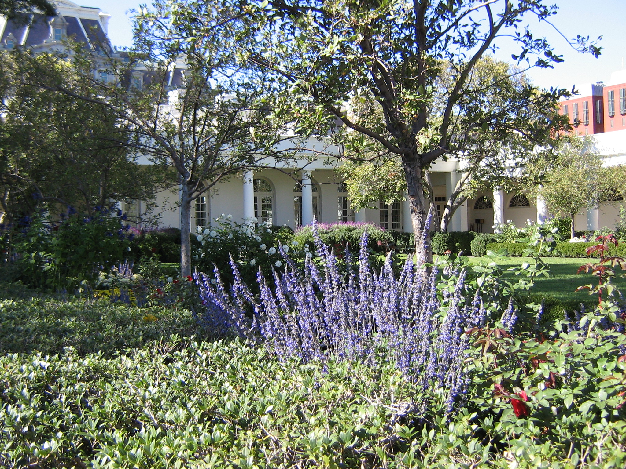 West Wing colonnade at the White House in Washington, D.C.