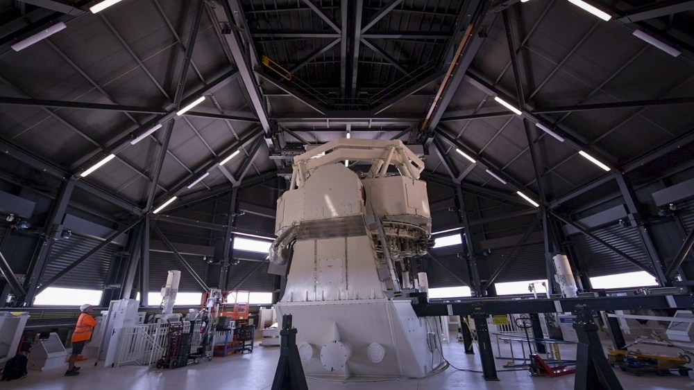 The Space Surveillance Telescope (SST), located near Exmouth, in Western Australia is operated by the US Air Force in conjunction with the Royal Australian Air Force. The SST is a ground-based optical system that detects and tracks small objects in deep space, and provides an unprecedented wide-area search capability that will enhance space situational awareness of the Southern Celestial Hemisphere. Minimal light pollution will allow the telescope to provide a clearer picture that lends to its wide field of view. With an estimated time of full operational capability in 2021, it will also be able to detect, track, and discern small, obscure objects in deep space. Photo courtesy of the US Navy/ Mass Communication Specialist 2nd Class Jeanette Mullinax.