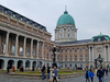 The Royal Castle (also referred to as the Royal Palace) on Castle Hill. Formerly the residence of Hungarian kings, the castle now houses the Hungarian National Gallery and the Budapest History Museum.