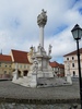 Osijek, the largest city and economic capital of eastern Croatia, lies on the the Drava River, 25 km upstream  from the Danube. Its Old Town, referred to as Tvrda (Citadel), consists of a Habsburg-era fortress and has some of the best preserved baroque buildings in the country. The Holy Trinity column on the fort's main square dates to 1730 and was erected in thanksgiving for the lifting of a plague. 