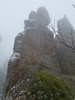 Belogradchik Rocks near Vidin. Each of the limestone rocks has its own name.