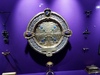 Royal paraphernalia on display at the National Museum of Romanian History in Bucharest. 