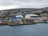 Harbor at Torshavn, the capital of the Faroe Islands.