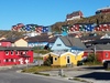 Colorful houses and buildings in Qaqortoq.