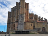 Church of Santa Maria de la Asuncion in Castro Urdiales, a northern Spain seaport town in the autonomous community of Cantabria; front view. 