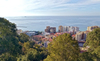 View from the Gibralfaro Castle over the city of Malaga, the second largest port in Spain.