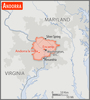 Area comparison map