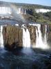 A bird's eye view of Iguazu Falls on the Argentine-Brazil border.