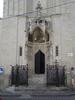 Entrance to the church Maria am Gestade (St. Mary on the Strand) in Vienna. First mentioned in documents from 1158, the present structure (built between 1394 and 1414) is one of the oldest buildings and one of the few surviving examples of Gothic architecture in the city. 