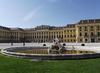 Schoenbrunn (lit. beautiful spring) Palace in Vienna. The magnificent structure served as the summer residence of the Austrian imperial family from the middle of the 18th century to the end of World War I. 