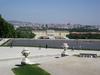 View of Shoenbrunn Palace as seen from the Gloriette. 