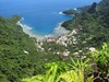 Afono village on the northeast coast of Tutuila is one of that island's more populous villages. Photo courtesy of the US National Park Service.