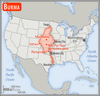 Area comparison map