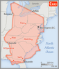 Area comparison map