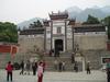 The Huangling Temple in Sandouping - site of the Three Gorges Dam - dates back to 1618. 