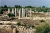 Another view of the Roman gymnasium columns at Salamis.