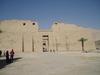 Pylons of the Mortuary Temple of Ramses III at Medinet Habu. The reliefs describe the pharaoh's military campaigns.